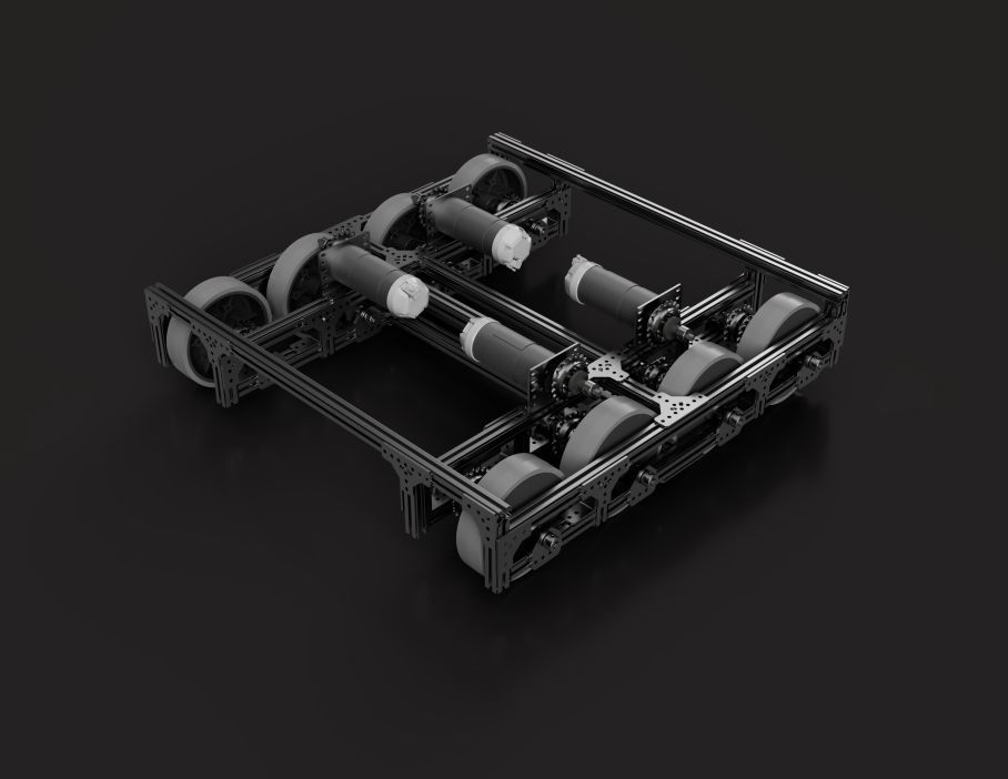 A render of 13075 Coram Deo Academy Robotics' 8WD