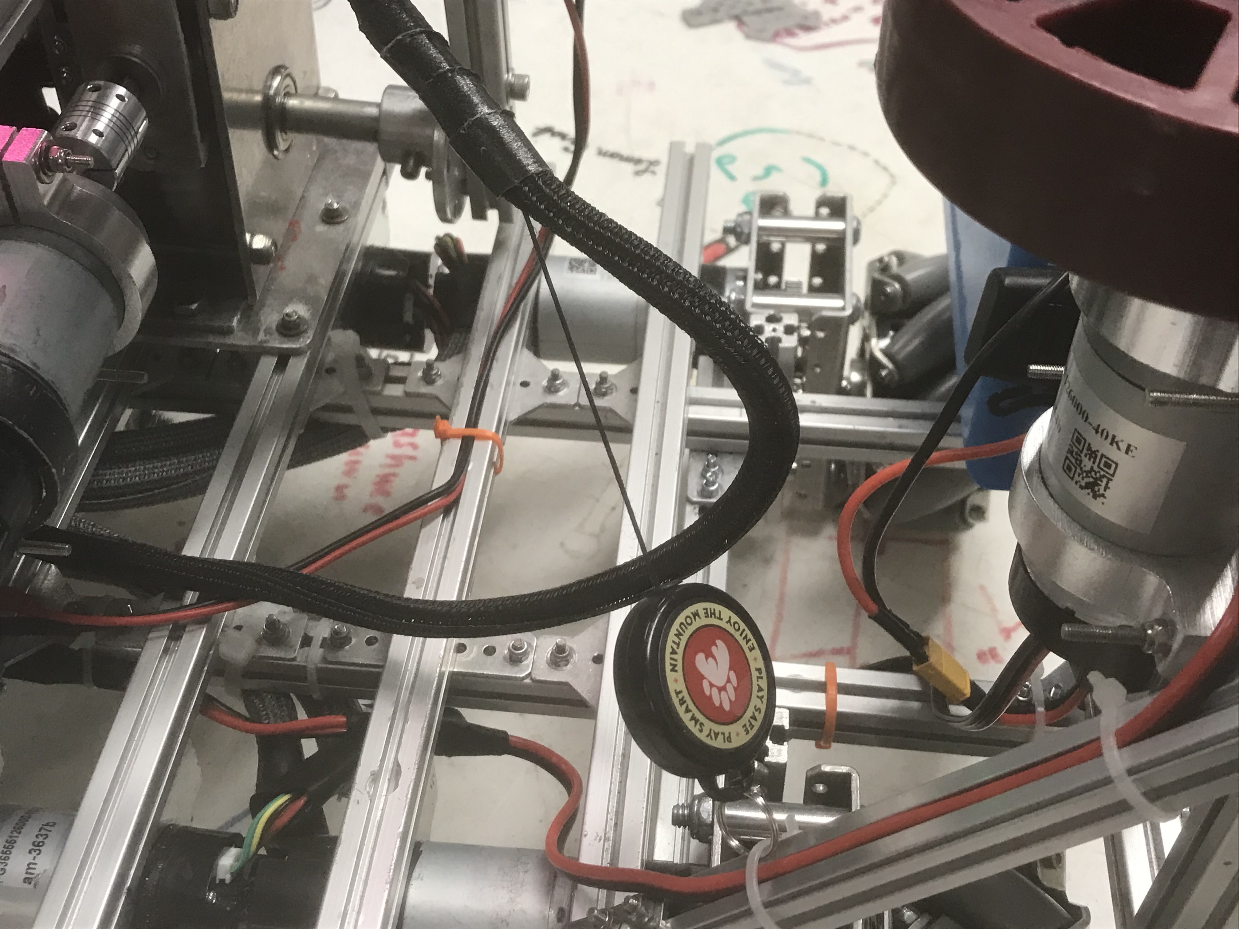 248's robot's badge retractor cable management