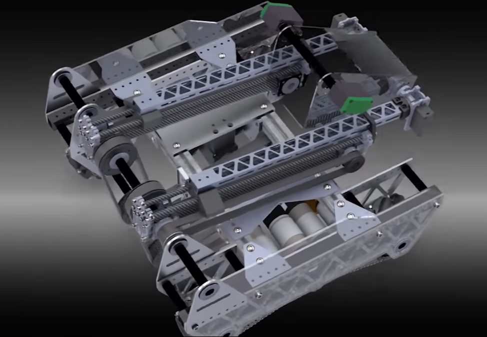 8103's single arm attached to a belt driven linear extension