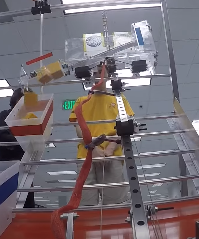 8221 Cubix's Res-Q robot with deposit extended