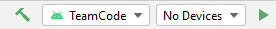 Play button next to device dropdown