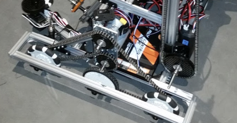 Properly done chain wrap with tensioners