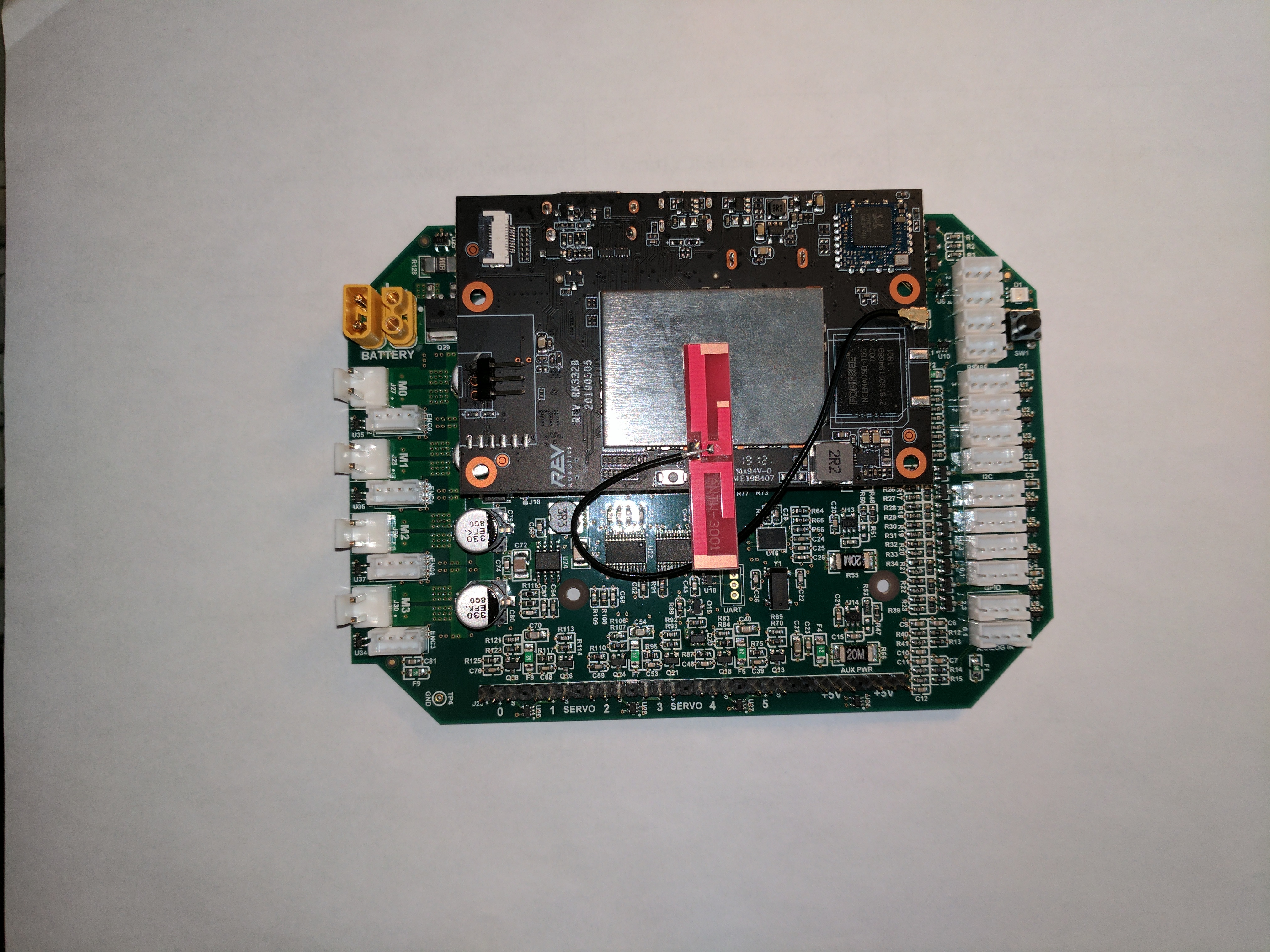 The single board computer and Lynx board from a Control Hub