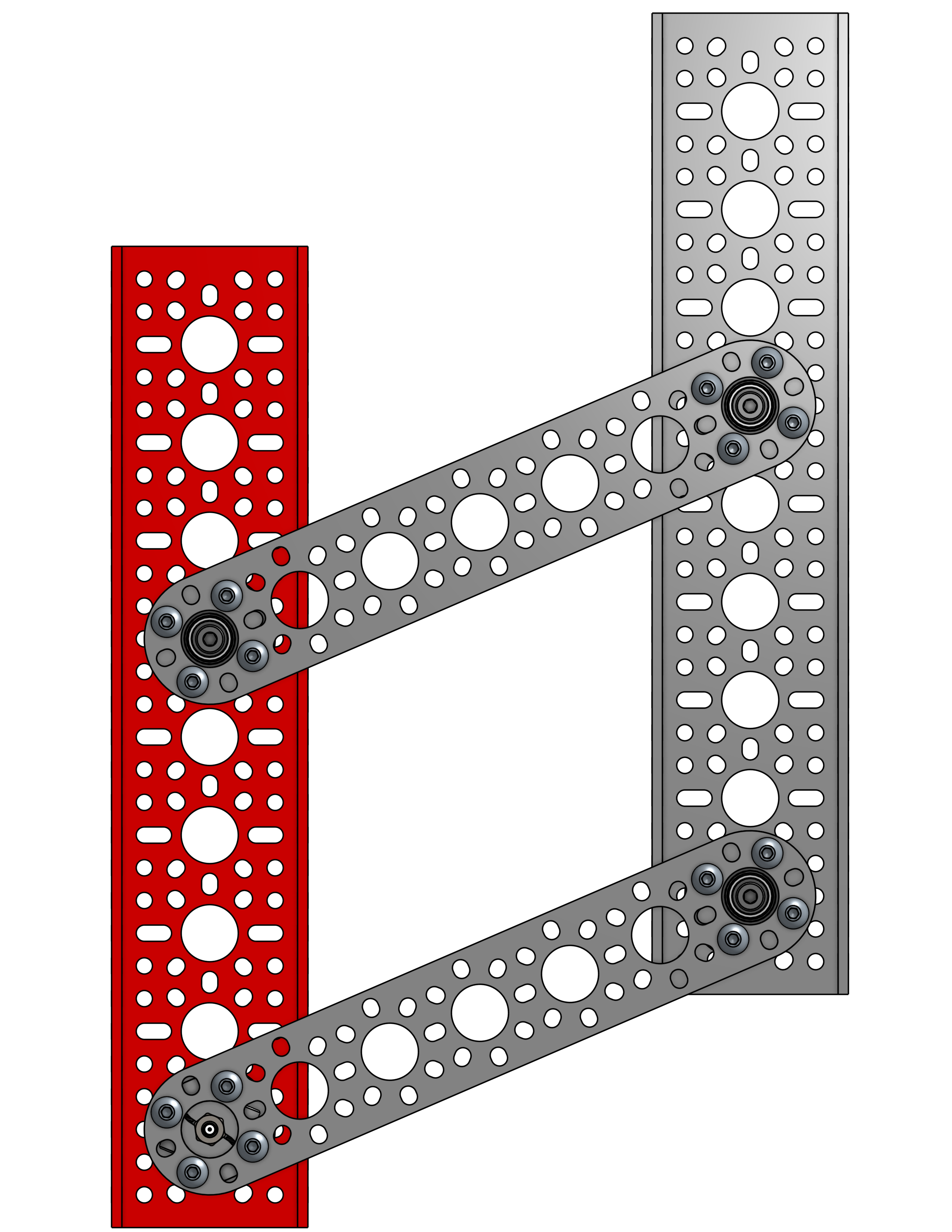 A picture of a goBILDA Four Bar