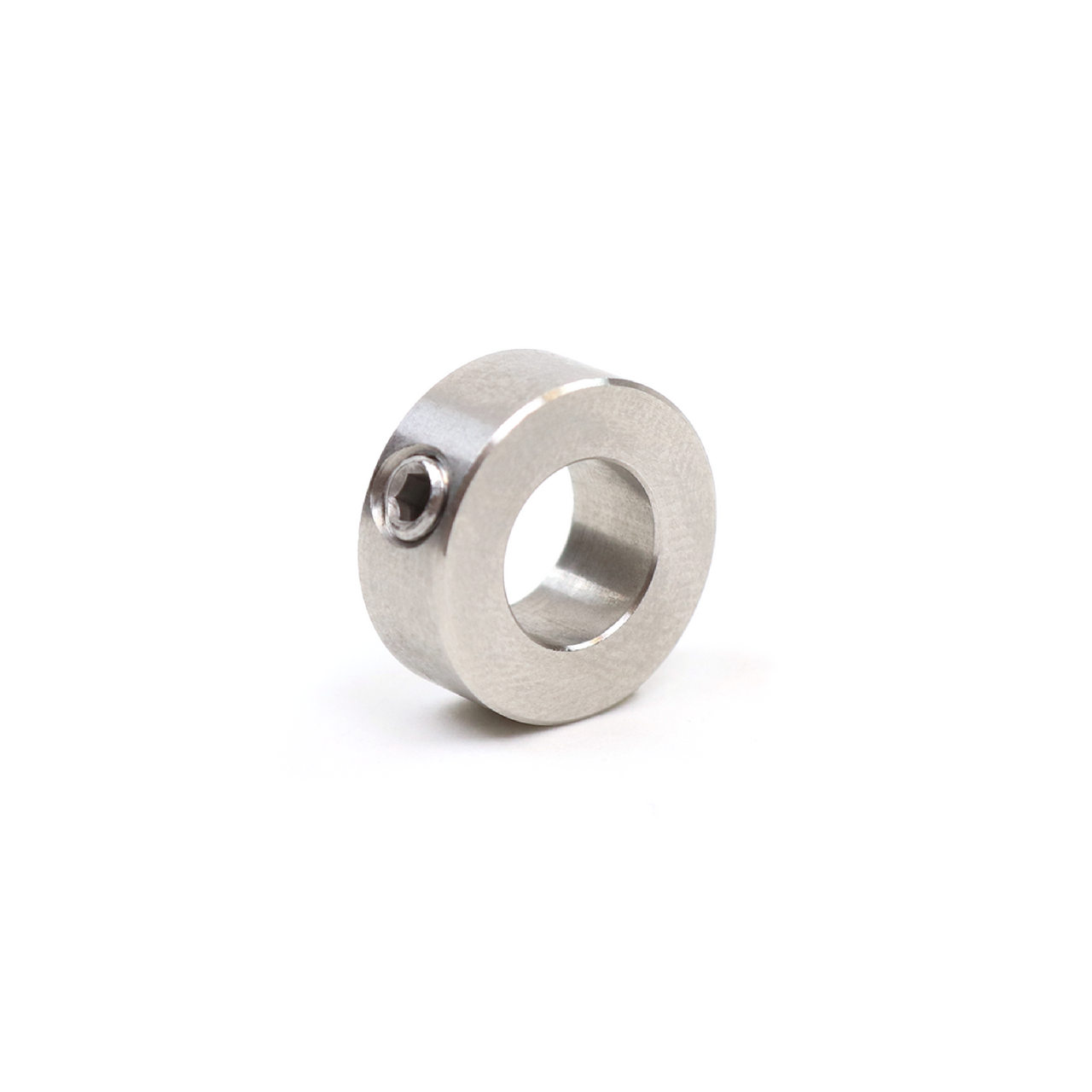 A set screw collar with a grub screw.